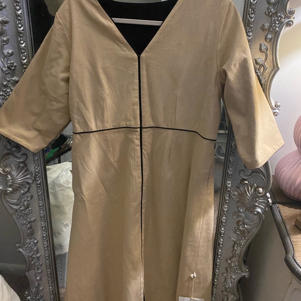 Cotton tan dress size 12